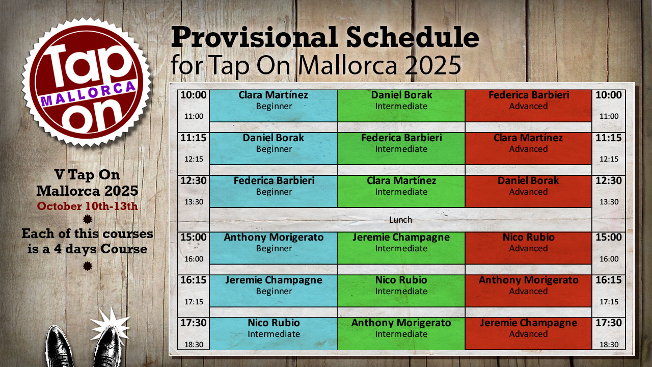 Tap On Mallorca 2025 Schedule